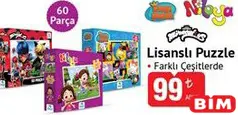 NİLOYA LİSANSLI PUZZLE 60 PARÇA fiyat ve kampanya bilgisi